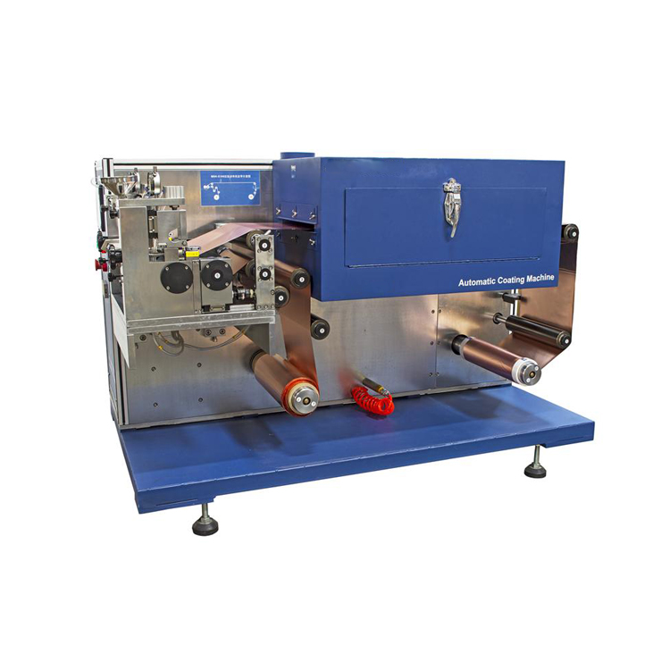 Compact automatic battery electrode coating system