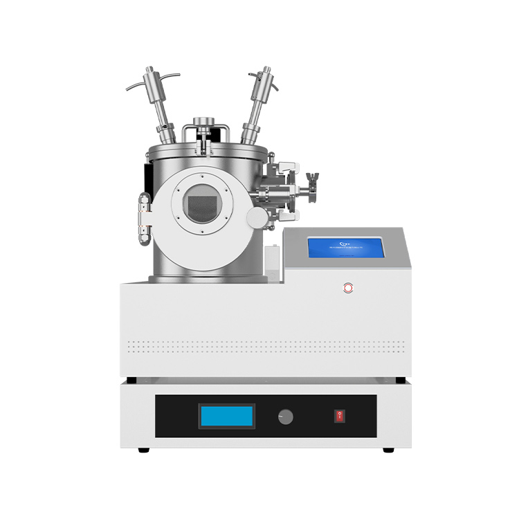 Desktop double target magnetron sputtering coater with stainless steel cavity for Cr deposition on wafer