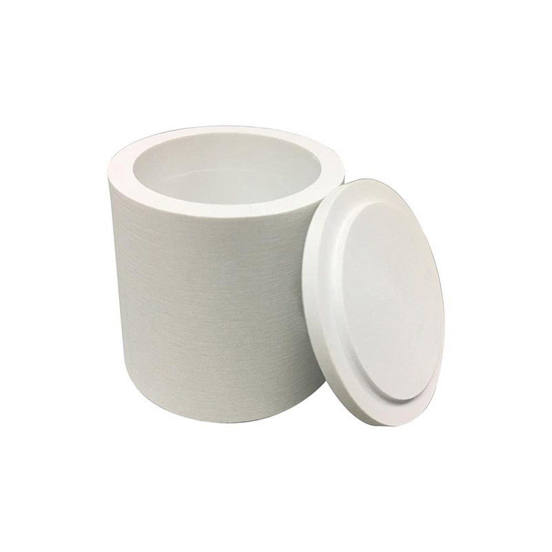 Boron Nitride Crucible with Lid:16 O.D x 12 I.D x 20 H mm, Upto 2000C