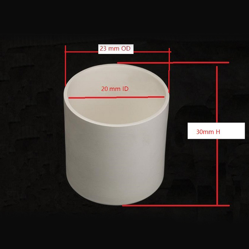 Y2O3 Crucible: 23 OD x 20 ID x 30 H, mm ( 11 ml) for Ti Alloy