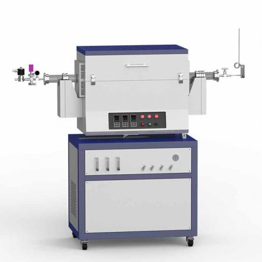 1200℃ low vacuum rotary CVD system with 3-channel float flowmeter CY-O1200-60IIIC-R